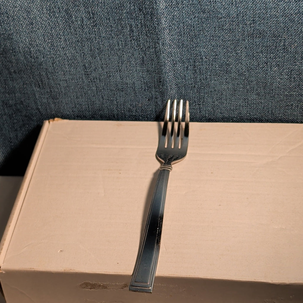Set of 5 Hampton Silversmiths PORTFOLIO Glossy Forks | 18/0 Stainless 208
