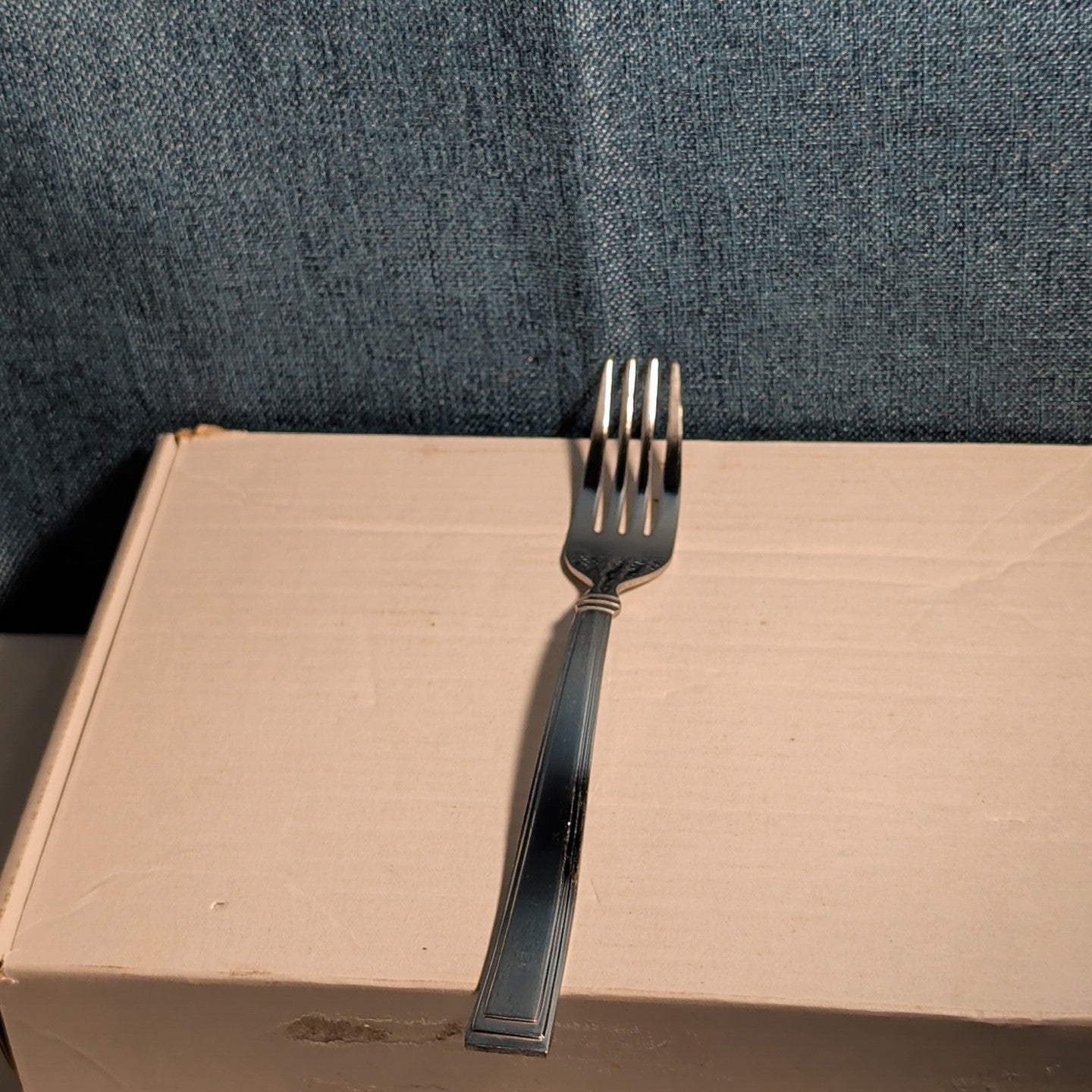 Set of 5 Hampton Silversmiths PORTFOLIO Glossy Forks | 18/0 Stainless 208