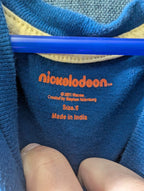 Nickelodeon SpongeBob SquarePants Shirt Boys Size 6 Weird Vibes Only Blue Tee