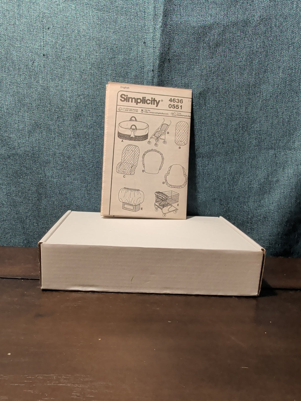 Simplicity 4636 Baby Accessory Pattern 2005 Car Seat Stroller Glider Cover UNCUT