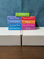 Set of 14 Peppa Pig Mini Board Books | Little Library Puzzle Backs | Travel Size