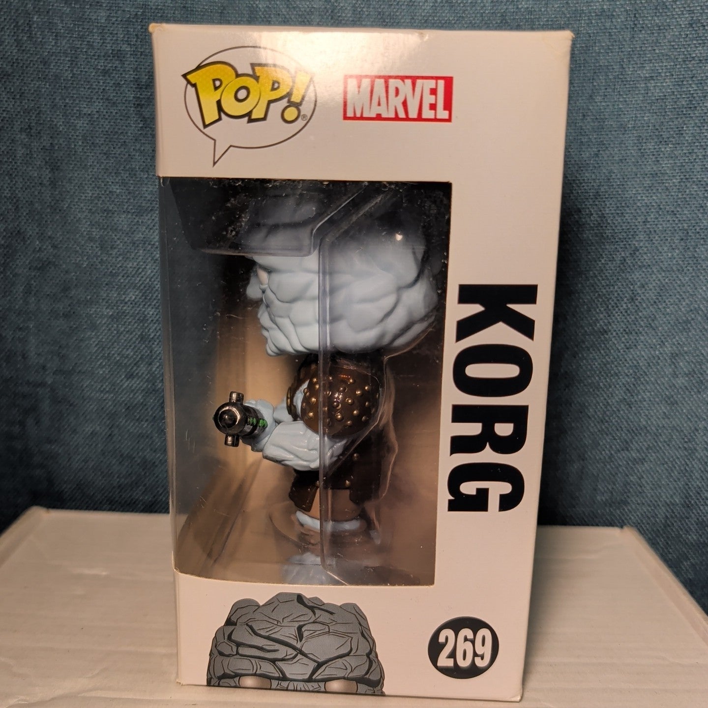 Funko Pop Korg #269 Marvel Thor Ragnarok Vaulted Vinyl Figure In Box 