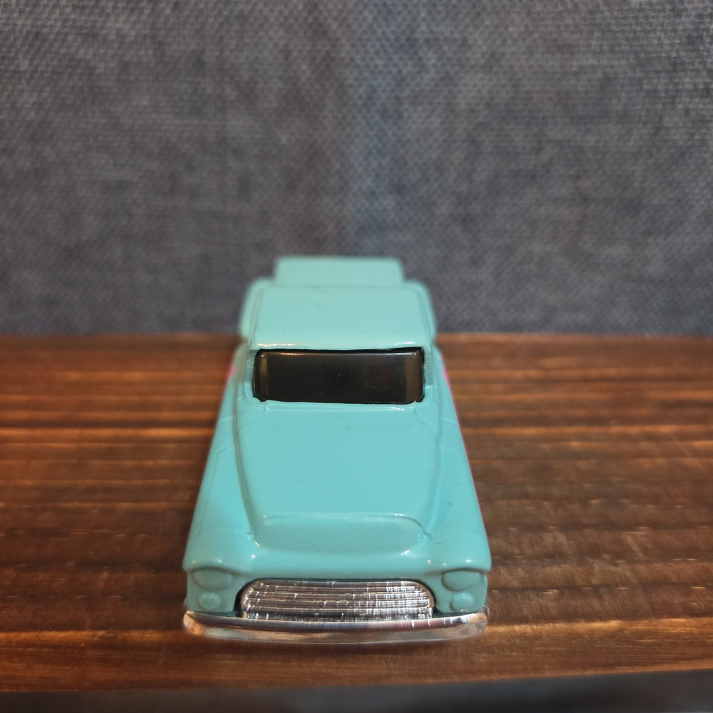 Hot Wheels Flashsider 1956 Chevy Teal Diecast 90s