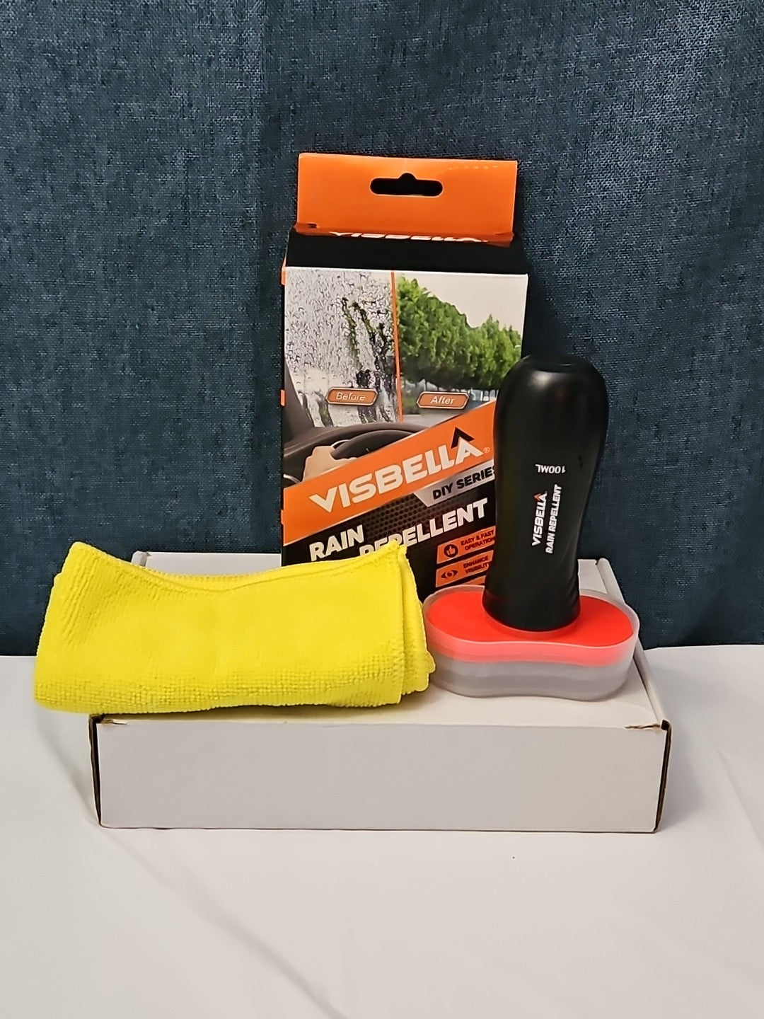 Visbella Rain Repellent DIY Kit 100ml | Hydrophobic Glass Coating Shield