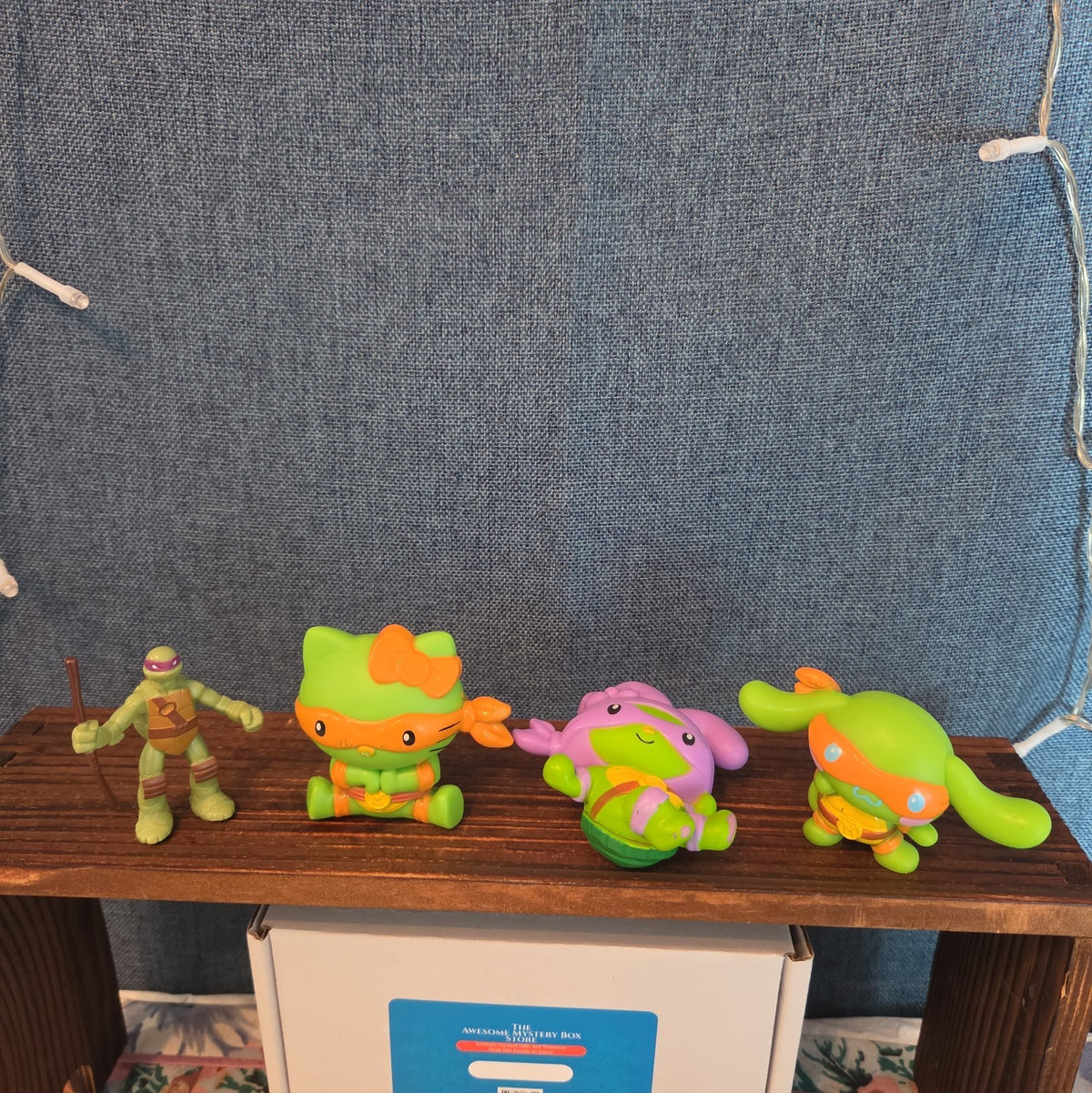 McDonalds Sanrio TMNT Happy Meal Toy Lot 4 Plastic Figures 2025