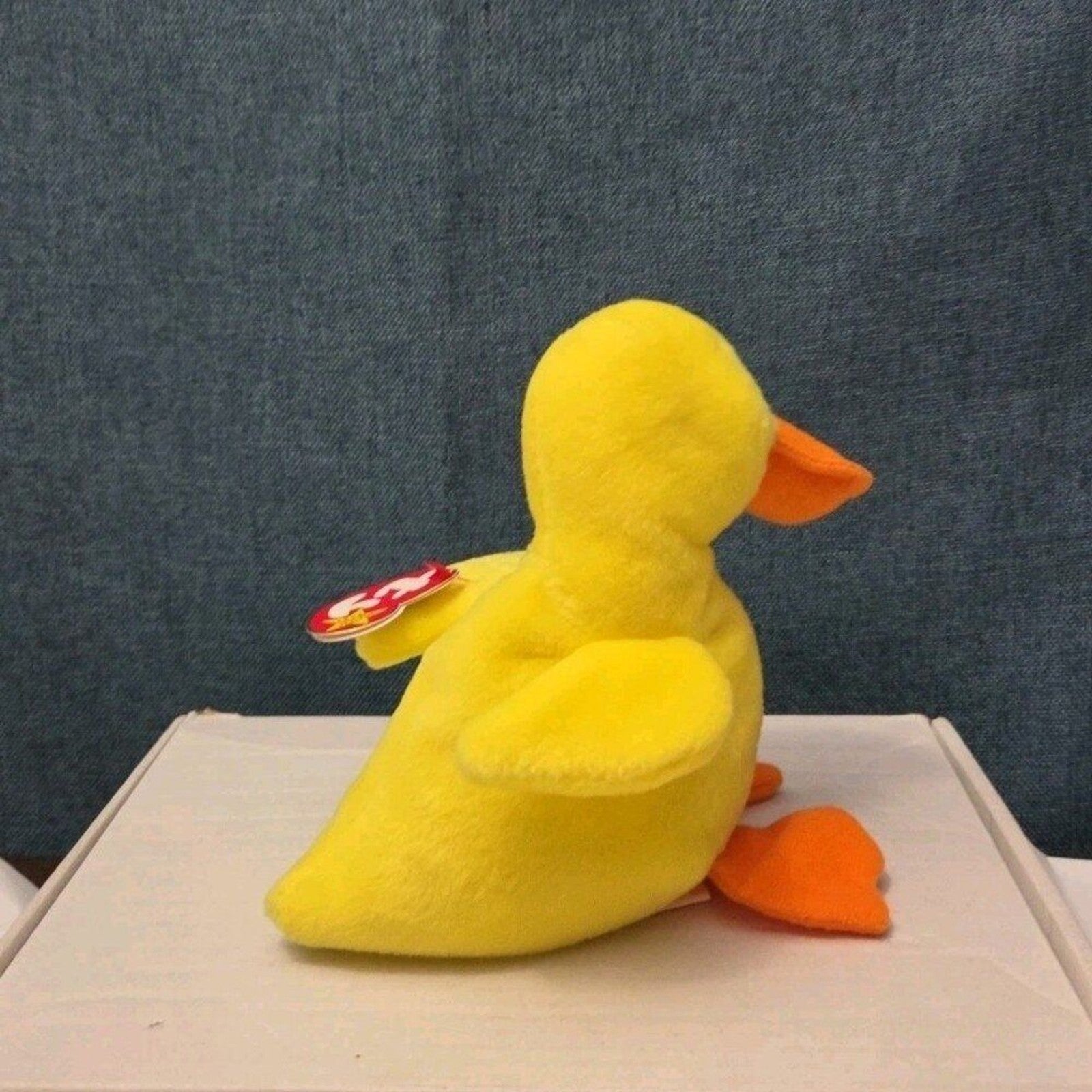 TY Beanie Baby QUACKERS the Duck 1994 Mint Plush Mint Tags Vintage Yellow Plush