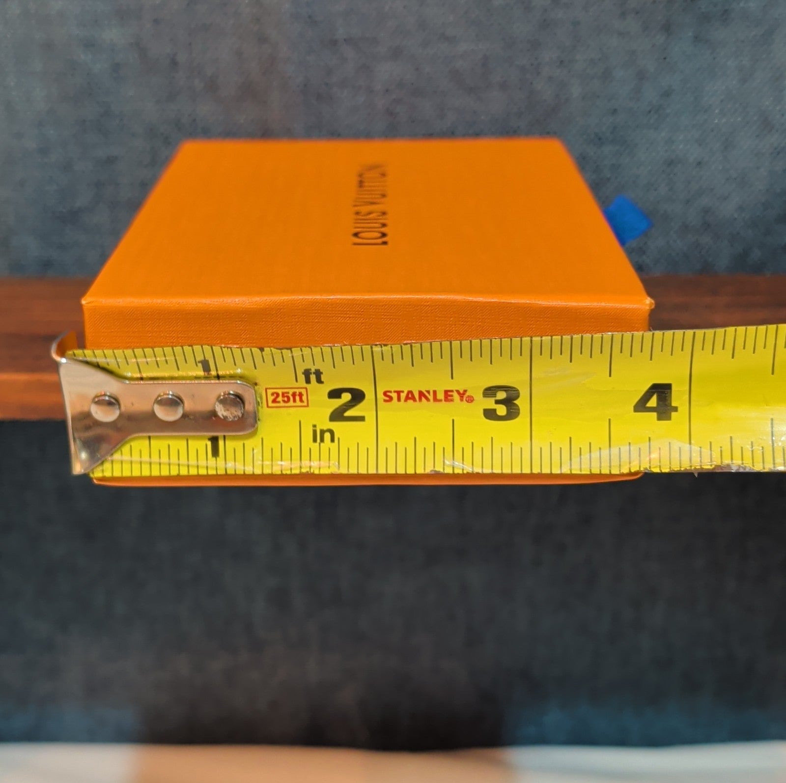 Authentic Louis Vuitton Empty Yellow Drawer Gift Box 5.5x4" Wallet Case