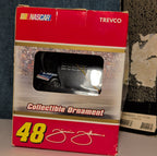 NASCAR Jimmie Johnson 48 Ornament & Helmet Pen 2007 Trevco