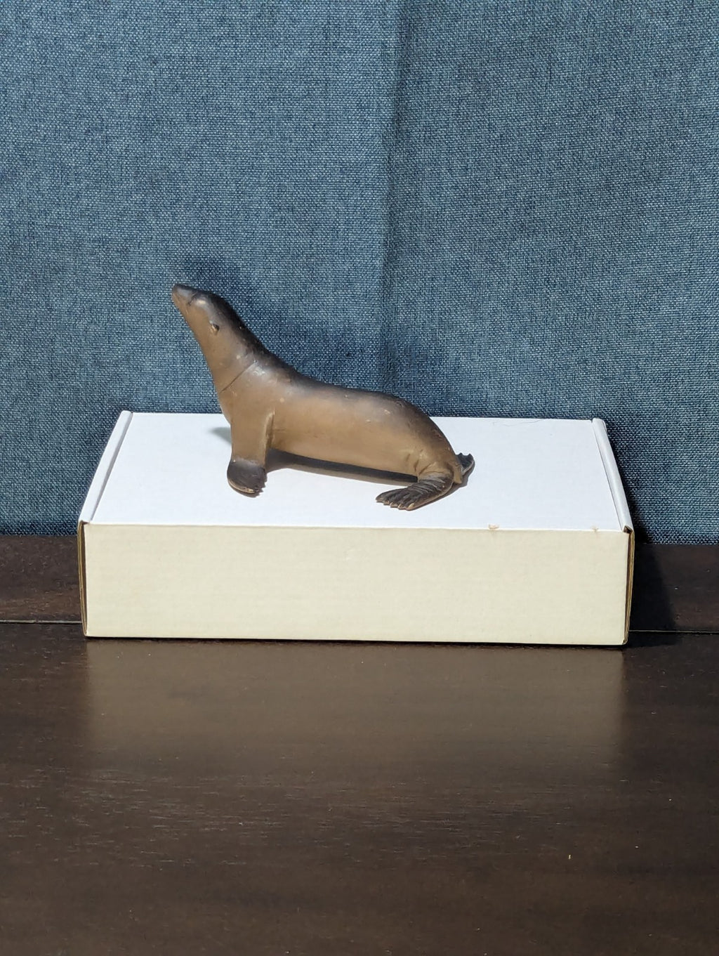 Vintage S.H. Sea Lion Figure | Realistic Ocean Animal Toy | Articulated Neck