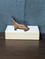 Vintage S.H. Sea Lion Figure | Realistic Ocean Animal Toy | Articulated Neck