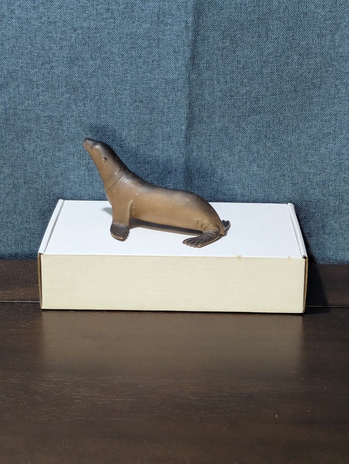 Vintage S.H. Sea Lion Figure | Realistic Ocean Animal Toy | Articulated Neck