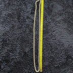 Vintage 54" Champagne Hand Knotted Faux Pearl Flapper Necklace