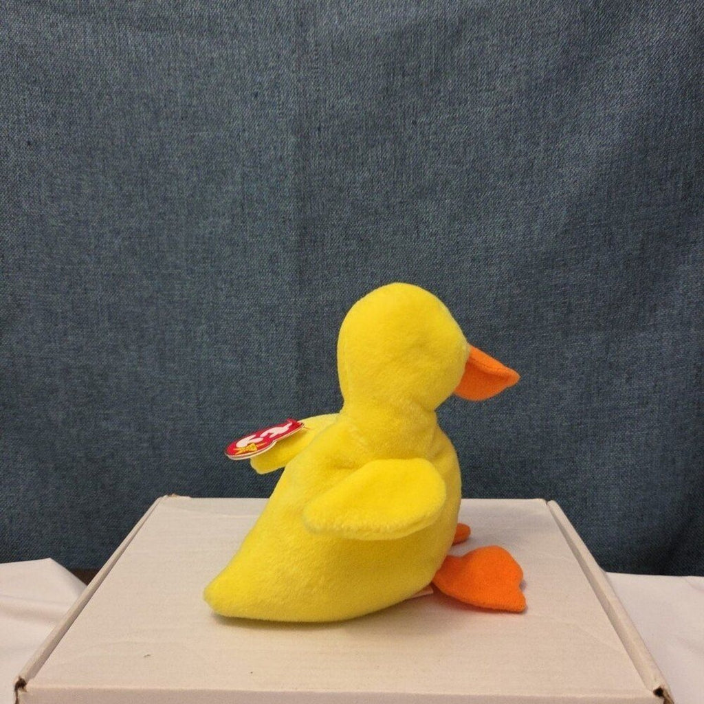TY Beanie Baby QUACKERS the Duck 1994 Mint Plush Mint Tags Vintage Yellow Plush