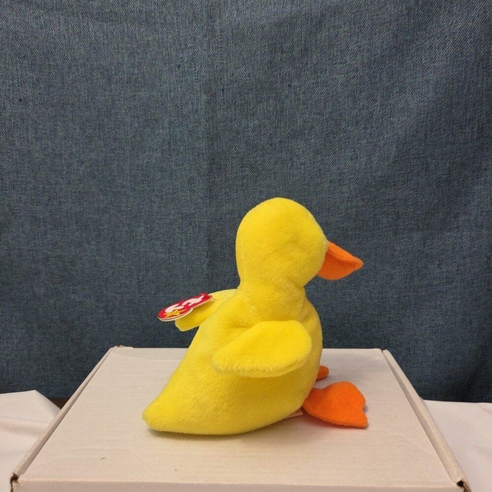 TY Beanie Baby QUACKERS the Duck 1994 Mint Plush Mint Tags Vintage Yellow Plush