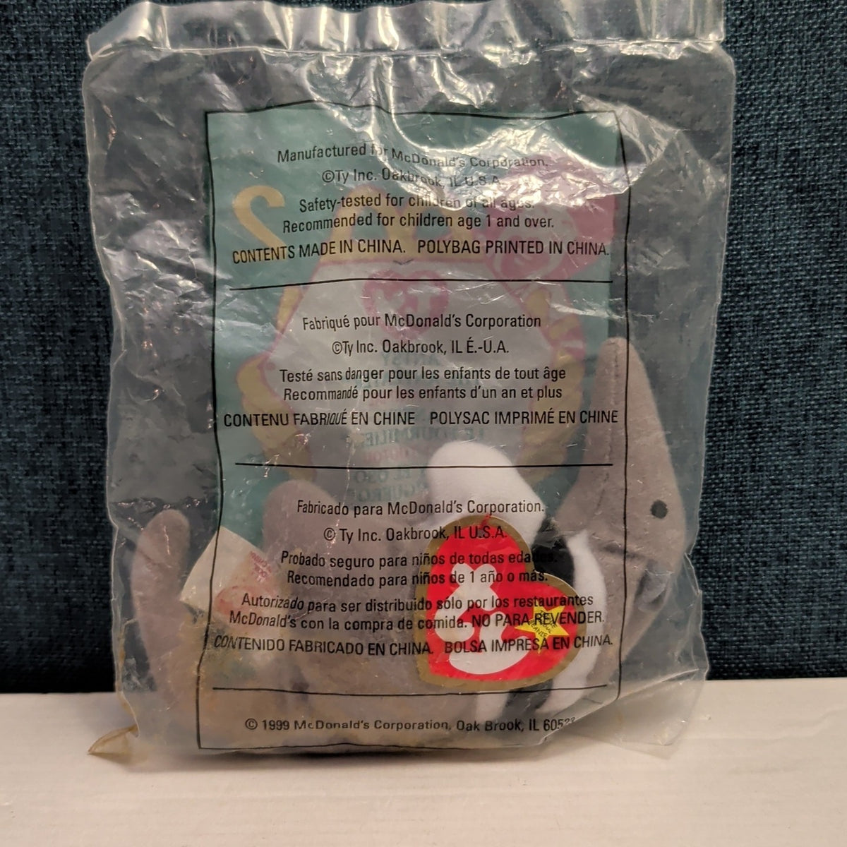 Ty Teenie Beanie Babies Antsy Anteater #2 McDonald’s 1999 Sealed New Retired