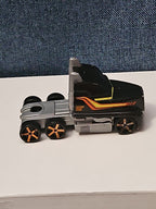 Hot Wheels Semi Truck Cab | Track Stars Black & Orange Racing Hauler