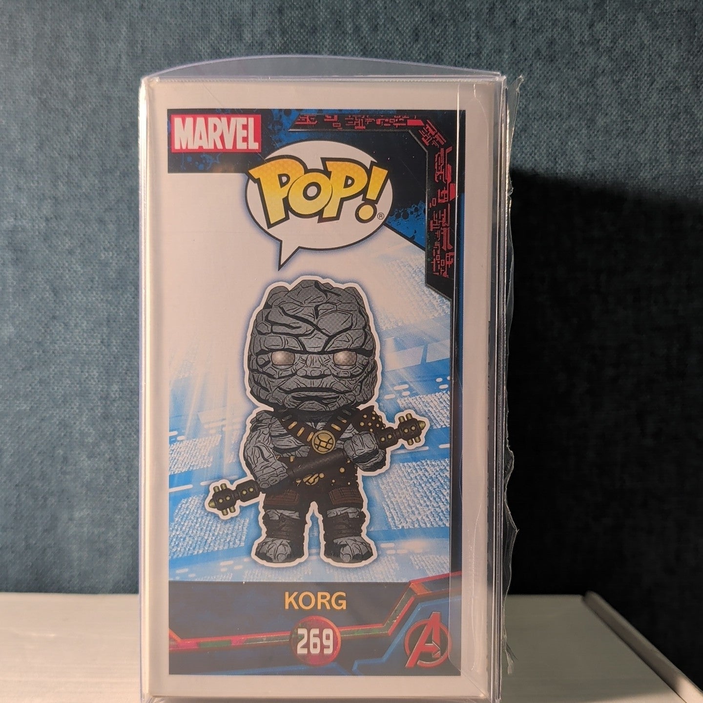 Funko Pop Korg #269 Marvel Thor Ragnarok Vaulted Vinyl Figure In Box 