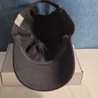 Black Rhinestone Trim Baseball Cap Peng Yuan