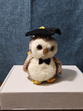 Ty Beanie Baby Smarter the Owl | Class of 2002 Graduation Gift | Retired Plush