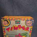 Vintage Discovery Toys Timber Wooden Block Stacking Game