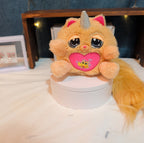 Zuru Rainbocorns Kittycorn Clover w/wings Surprise w/long furry beige tail
