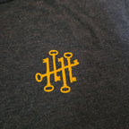 Diageo Tangerine Shirt Large Navy Blue Key Graphic Tee