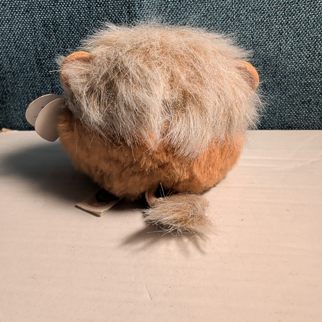 Ty Puffies CAESAR THE LION Beanie Ball 4" Plush | 2022 Mint with Tags MWMT Gold