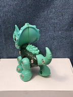 Take Apart Dinosaur Triceratops Figure Only | Green DIY Building Toy