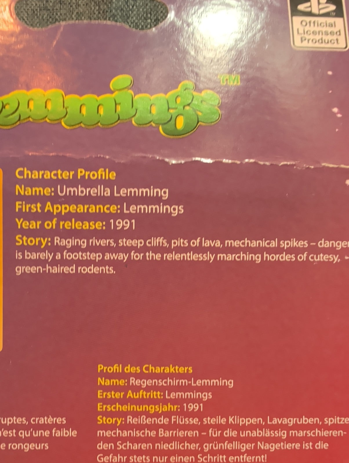 Totaku #17 Umbrella Lemming Figure Sony PlayStation Retro Gaming NIB
