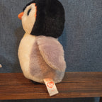 Ty Pongo Penguin Plush Beanie 6" Big Blue Eyes Y2K