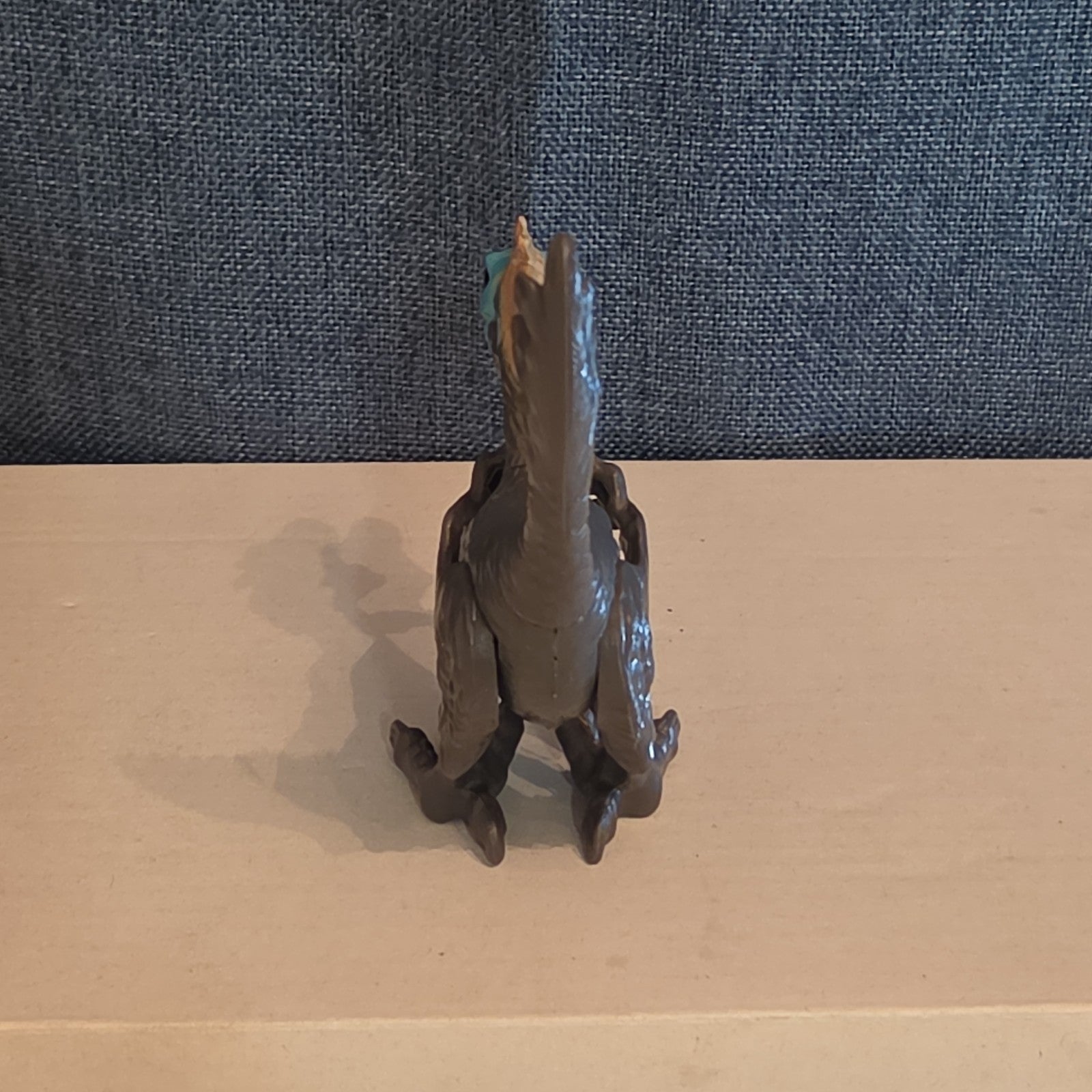 Animal Planet Dino Tower Replacement Raptor Figure Feathered Blue Face Toy