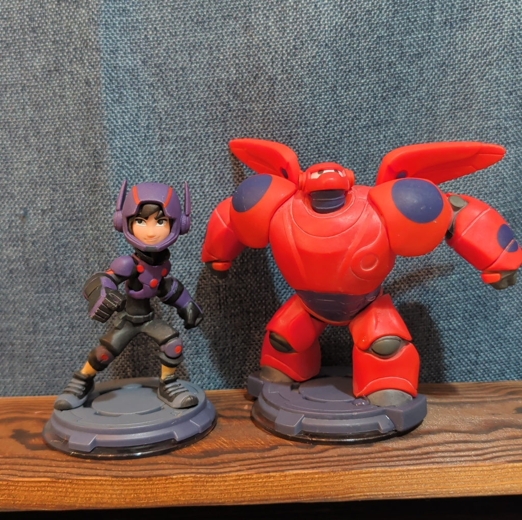Disney Infinity 2.0 Big Hero 6 Baymax Hiro 2 Figure Lot PVC Loose