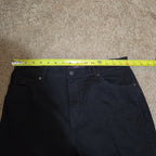 Gloria Vanderbilt Amanda Black Jeans Stretch 14P Short Women Classic