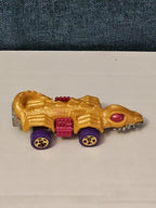 Hot Wheels Dino Riders Fangster 2015 Gold Exclusive Car Vehicle Dinosaur