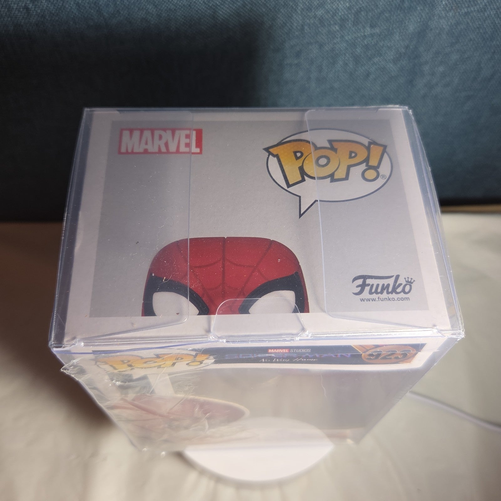 Funko Pop Marvel Spider-Man 923 Upgraded Suit No Way Home in Box with Protector