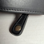 Coach Bedford Bifold Black Leather Wallet Y2K Vintage