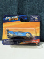 Adventure Force Blue Race Car | Maisto Fresh Metal Diecast | GT Racer Gold Wheel