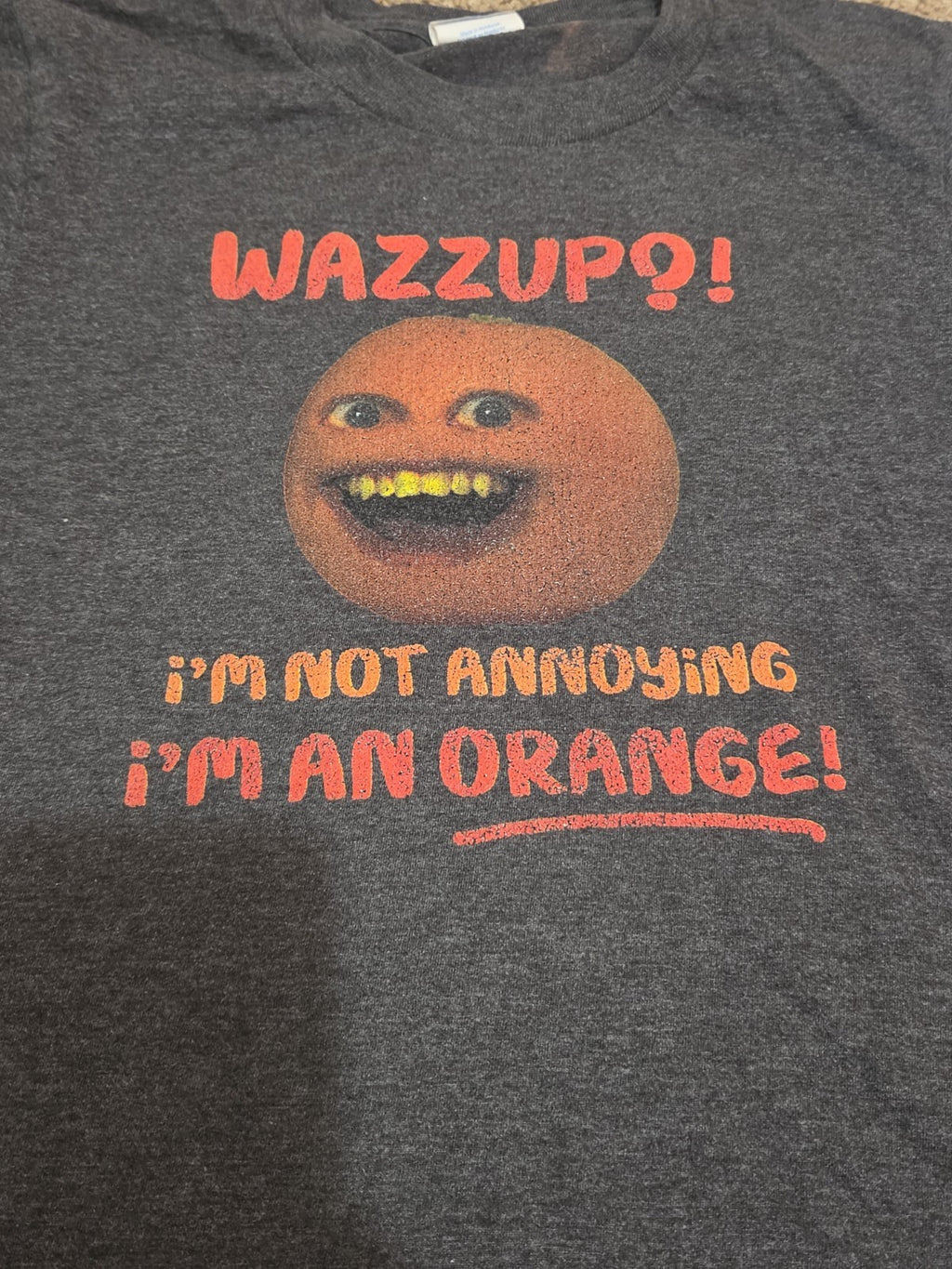 Port & Company Annoying Orange Meme Graphic T-Shirt