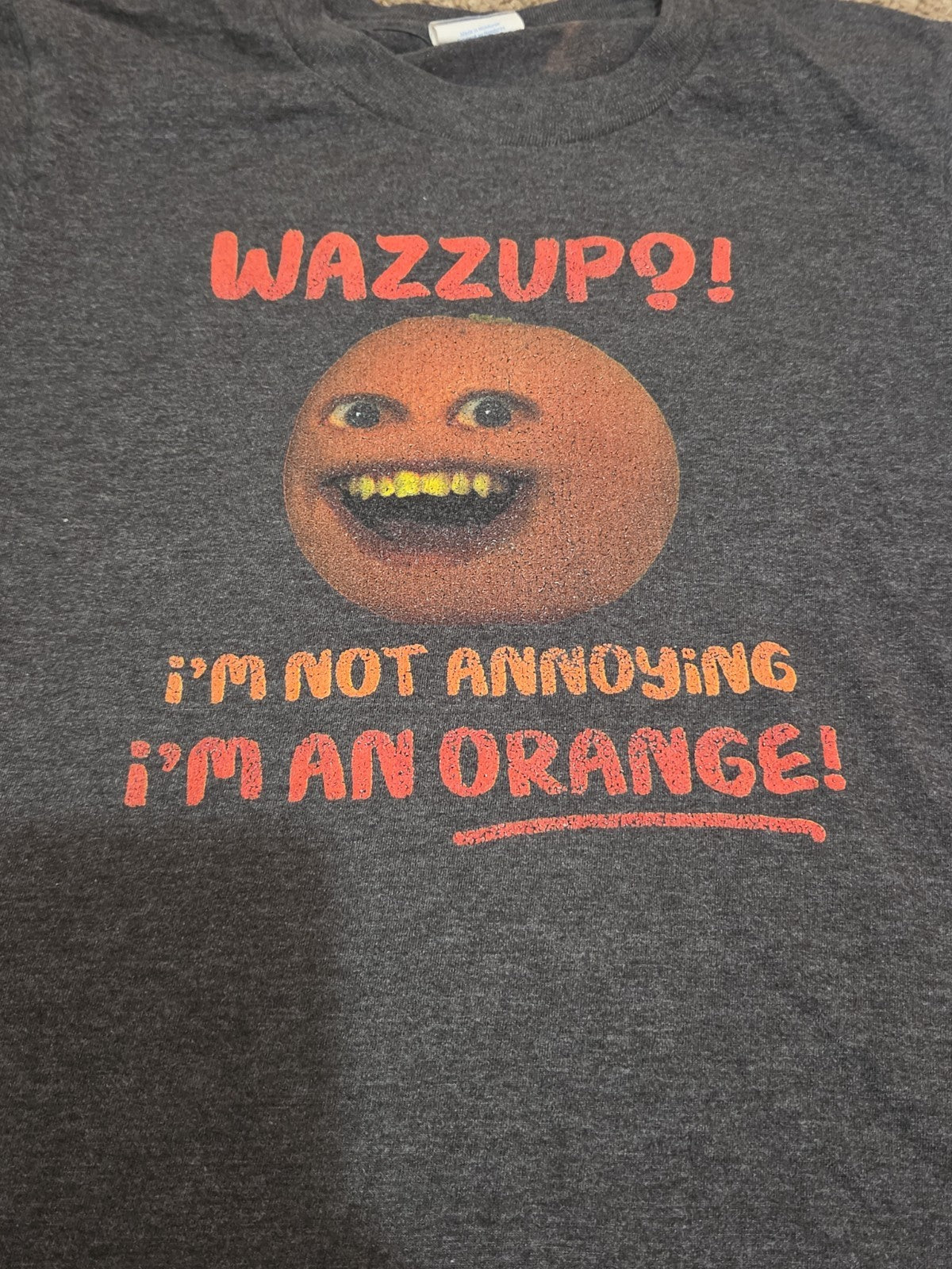 Port & Company Annoying Orange Meme Graphic T-Shirt