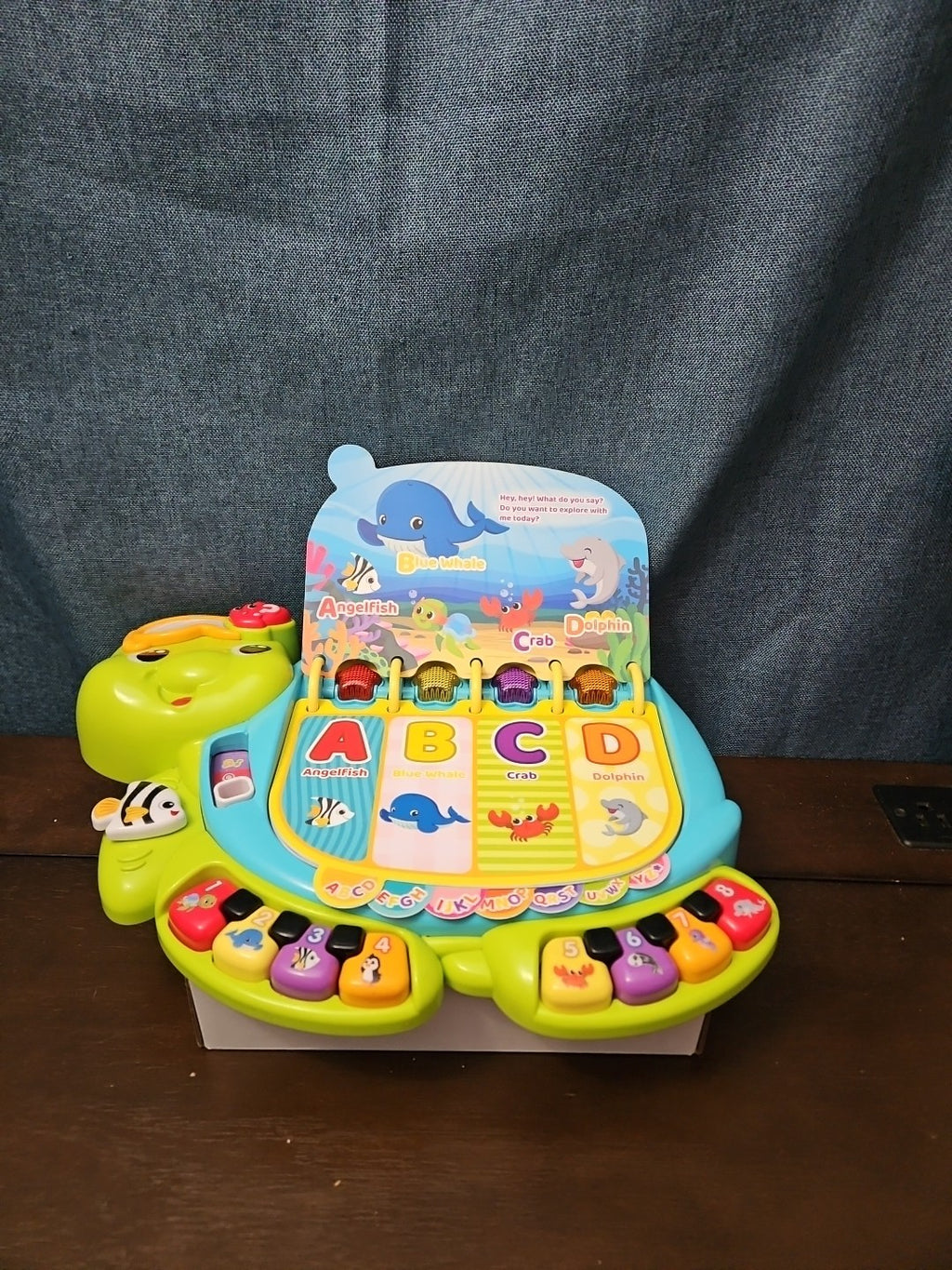 VTech Touch & Teach Sea Turtle | Interactive Learning Book Toy | Phonics & Music