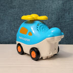 VTech Go! Go! Smart Wheels HELICOPTER | Light Blue & Yellow | Tested Works!