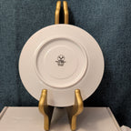 Set of 4 Sea Gull Fine China Saucers 6" | Jian Shang Gold Trim | Replacement