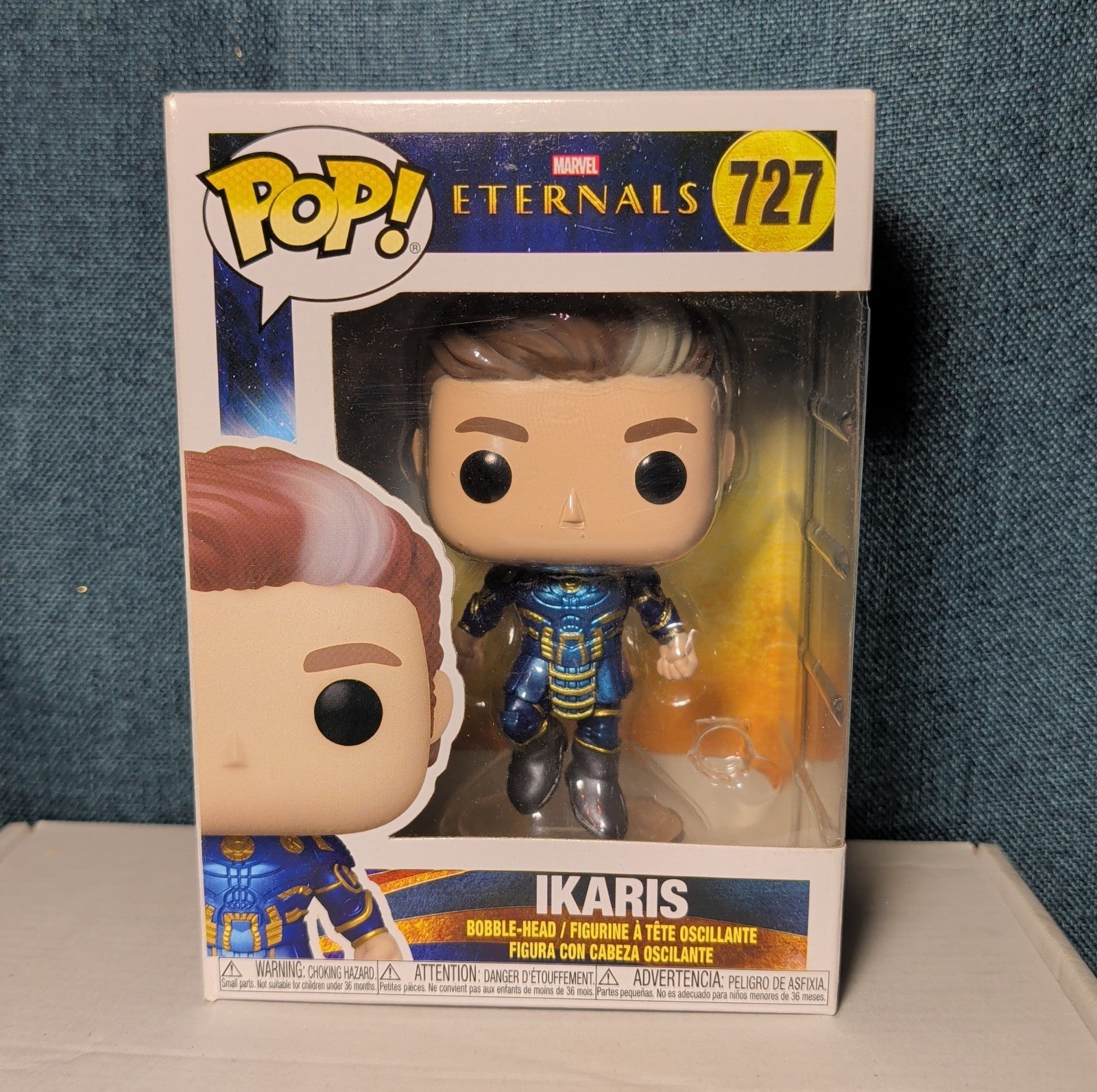 Funko Pop Ikaris 727 Marvel Eternals Vinyl Bobblehead in Box with Protector