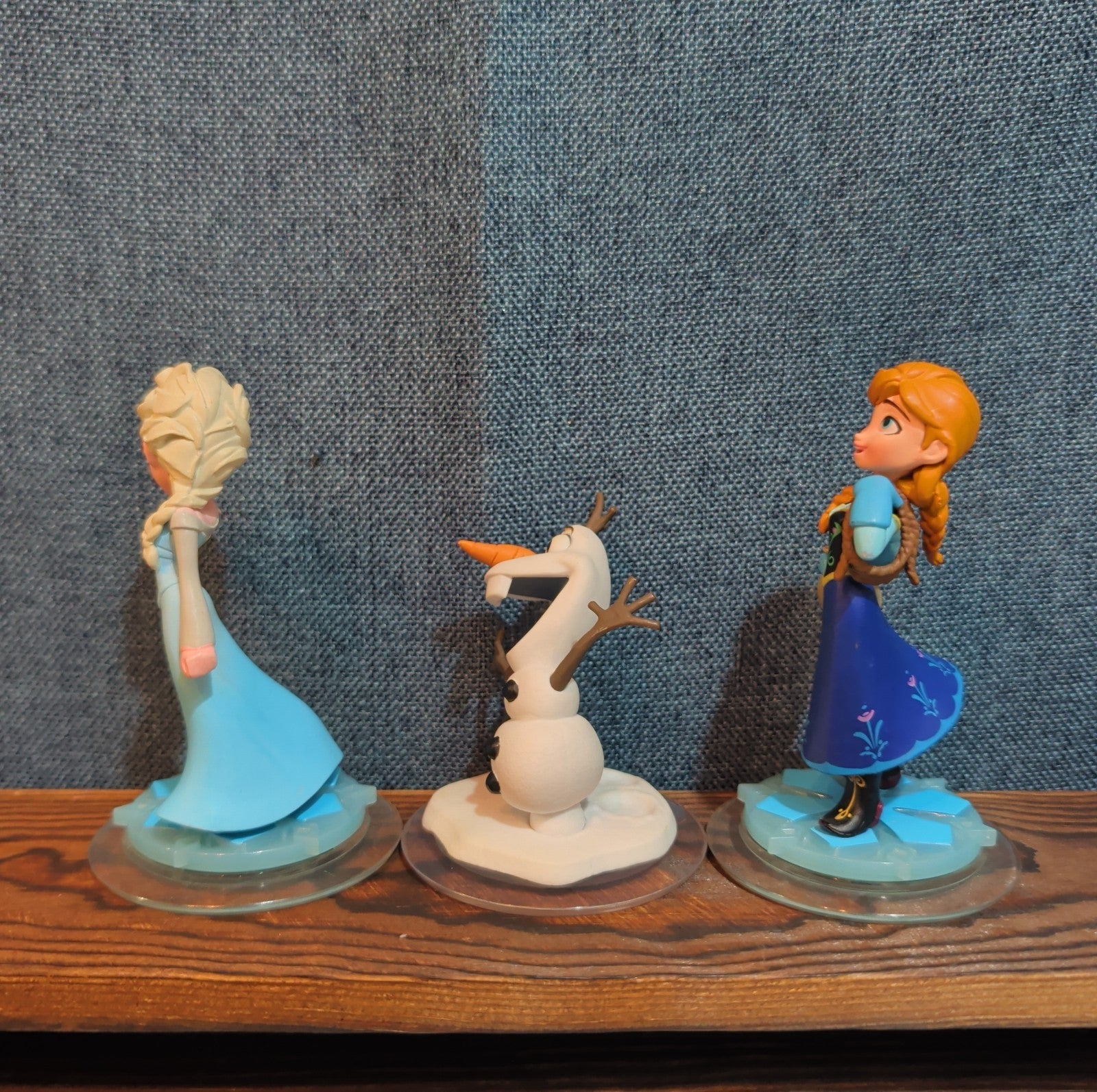 Disney Infinity Frozen 3 Figure Lot Elsa Anna Olaf PVC Loose