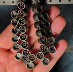 Gunmetal Double Layer Crystal Statement Necklace Edgy Glam