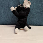 Ty Teenie Beanie Baby Zip Black Cat McDonald's Vintage #10 TAG CREASE/RIP