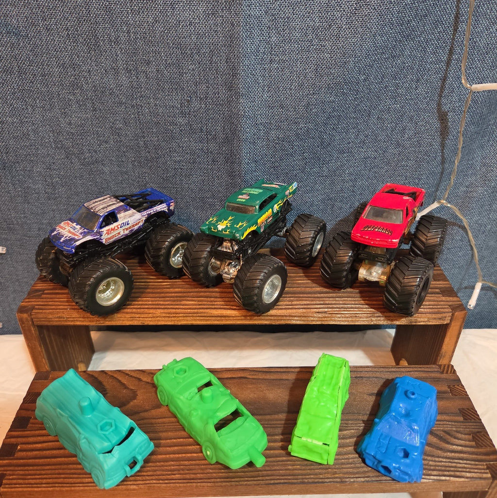 Hot Wheels Monster Jam Sudden Impact King Krunch Desperado Lot 3 Diecast Y2K