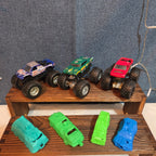 Hot Wheels Monster Jam Sudden Impact King Krunch Desperado Lot 3 Diecast Y2K