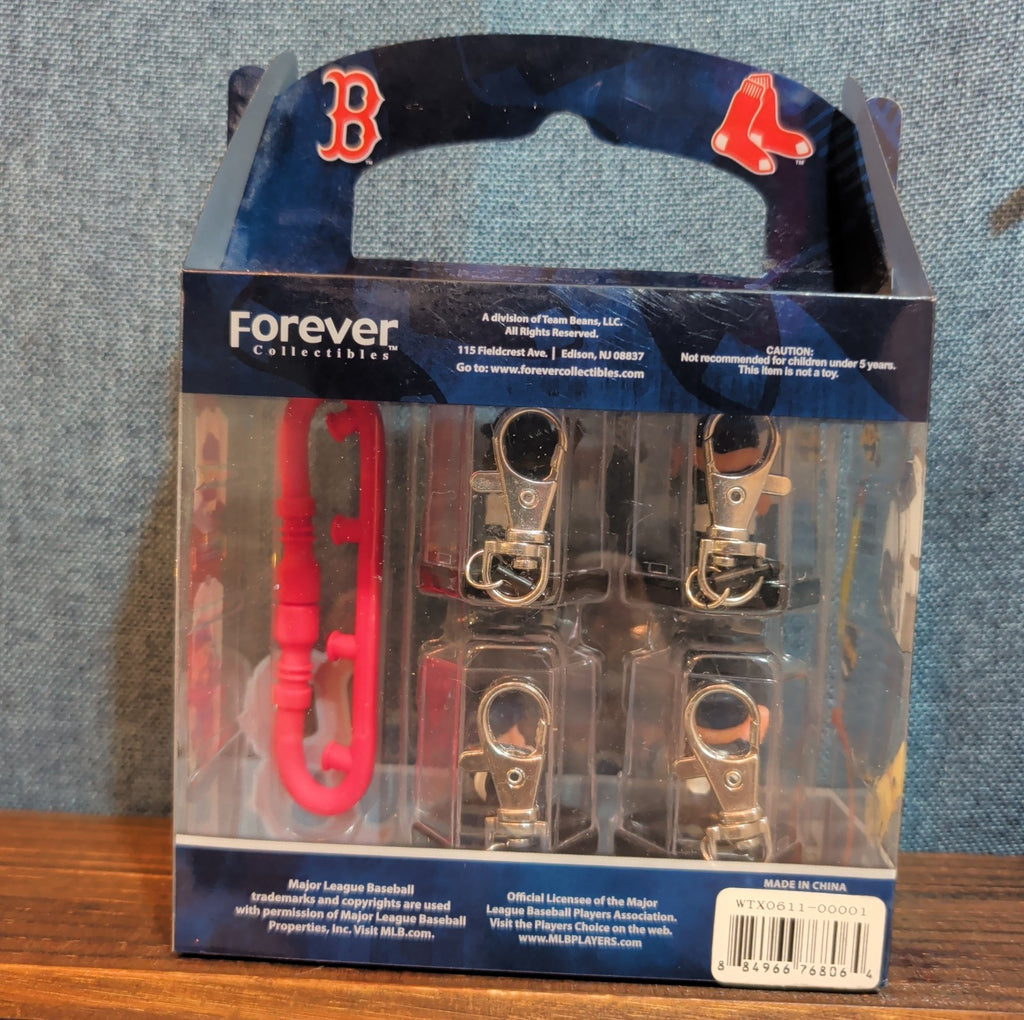 Forever Collectibles MLB Boston Red Sox Squisherz 4 Pack Figures