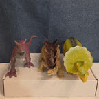 Dinosaur Toy Figures Lot of 6 T-Rex Triceratops Stegosaurus